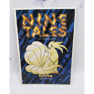 1999 Pokemon Sticker Ninetales A&A Global Vending Machine Pocket Monsters